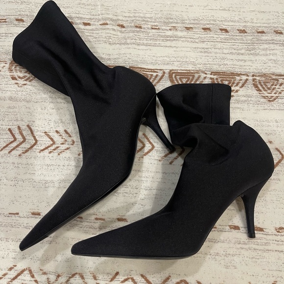 Balenciaga Knife Boots Black New - Picture 2 of 7